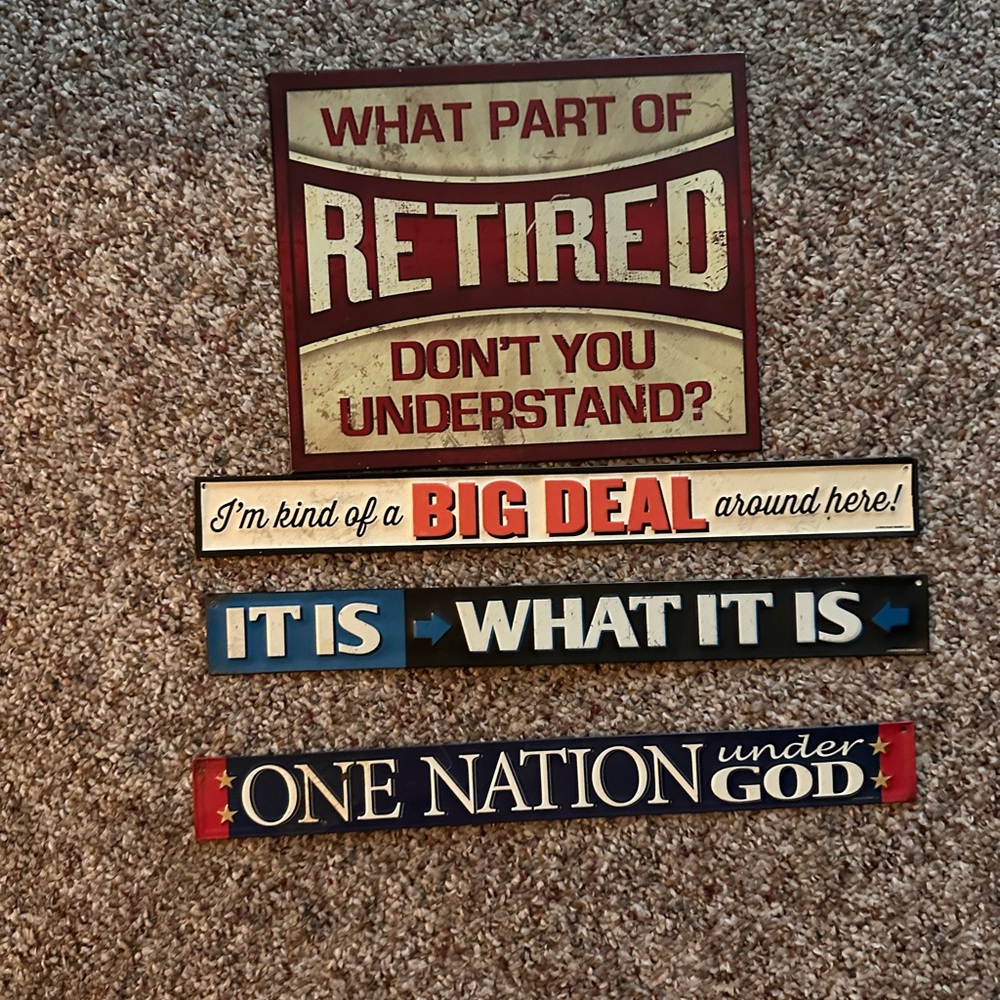 Man Cave Signs